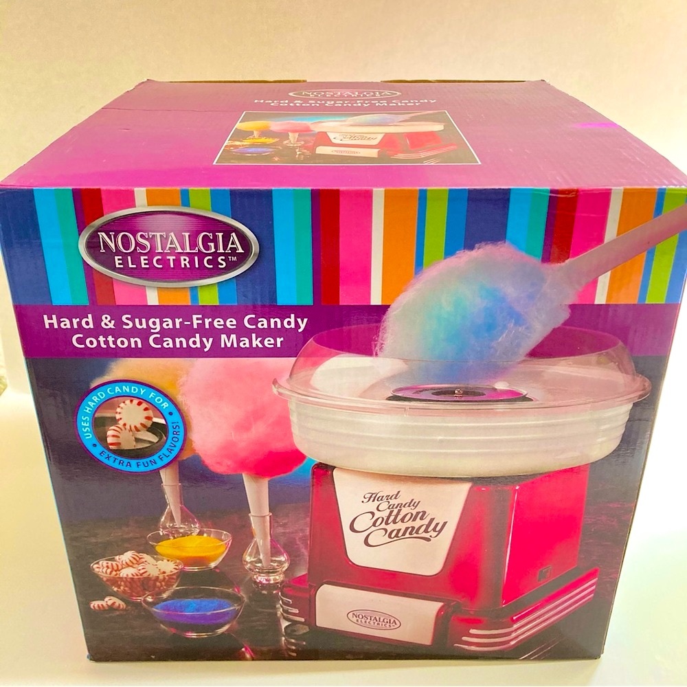 Nostalgia Hard & Sugar Free Candy COTTON CANDY Maker